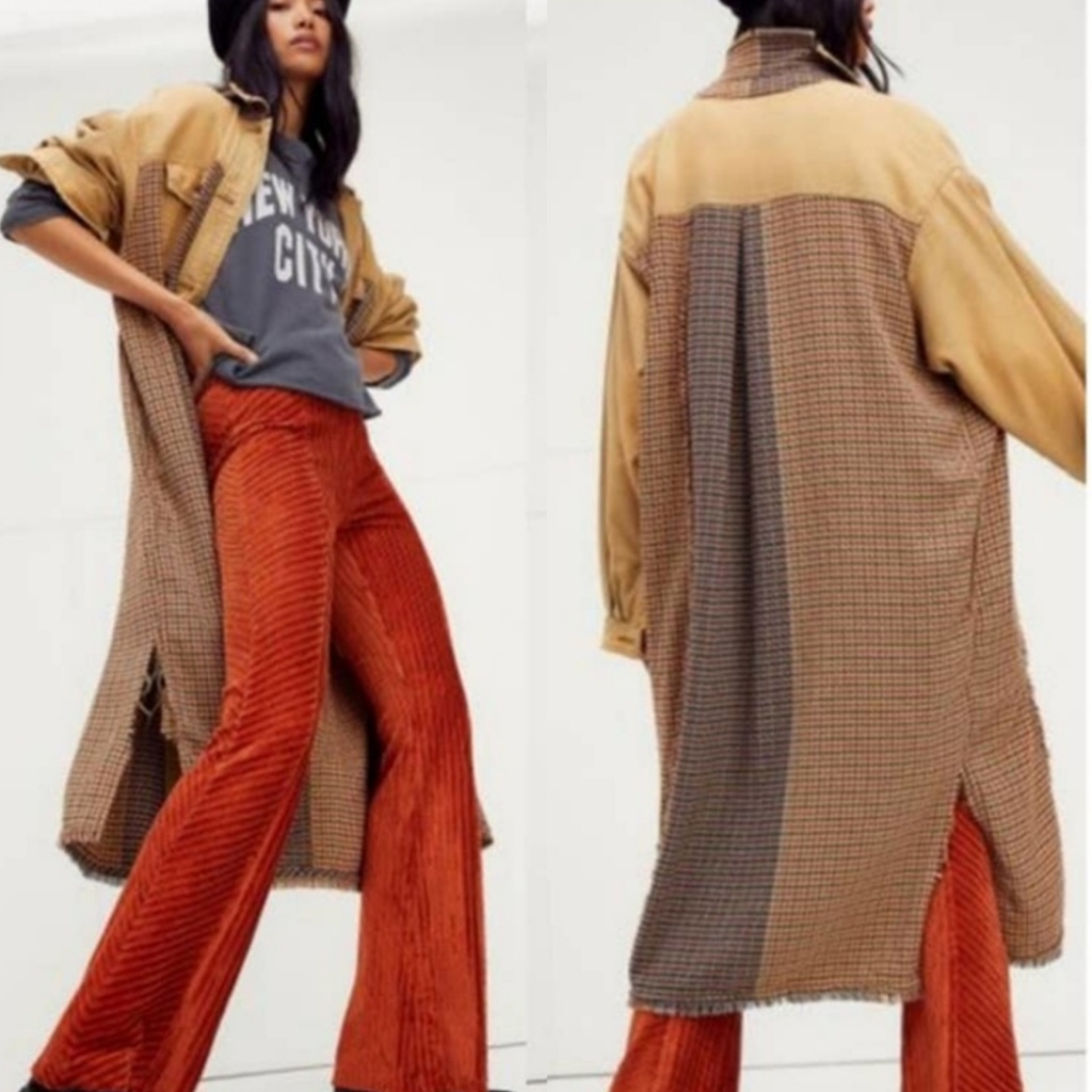 Free People Bentley Ombre Shirt Jacket